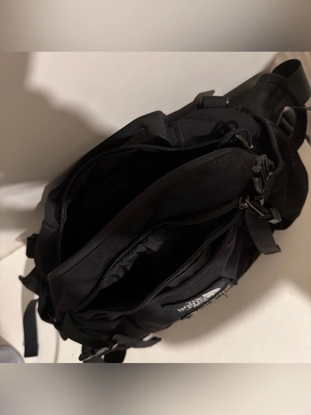 The North Face x Supreme Black Belt Bag